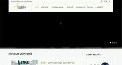 Desktop Screenshot of economiasocialaragon.es